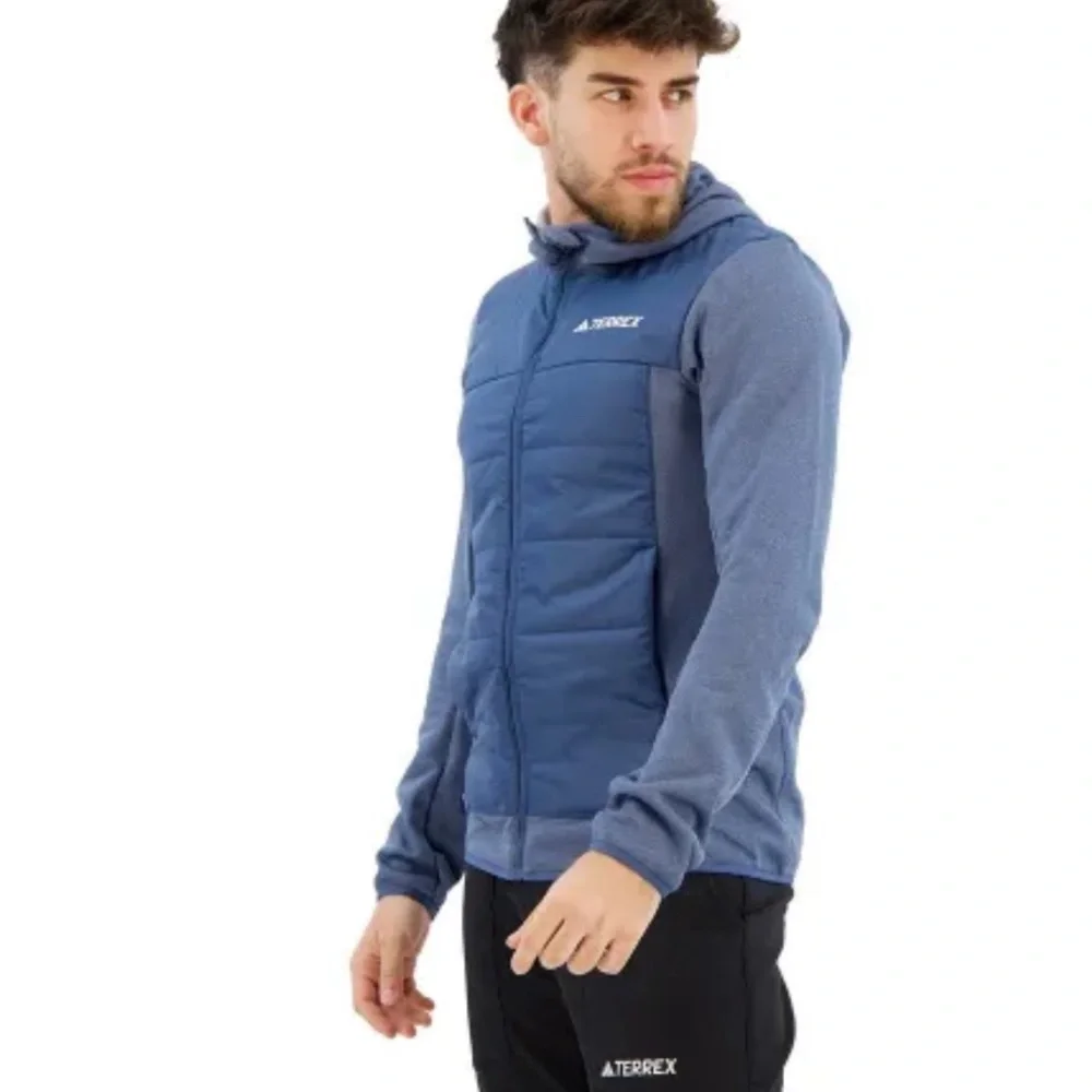 adidas Terrex Multi Hybrid Blue Steel Jacket Size Medium